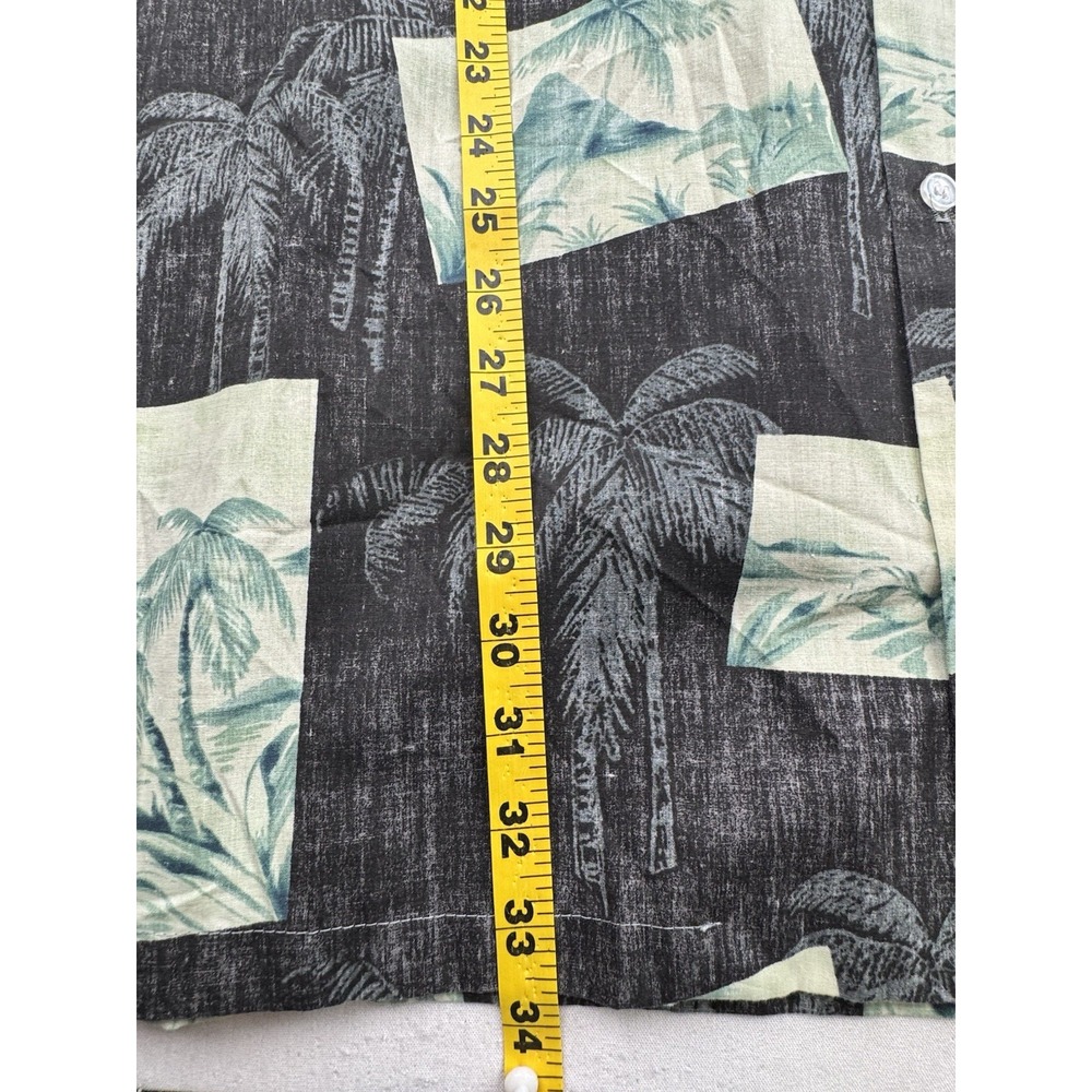 Nui Nalu Hawaiian Shirt Mens 4XL Floral Palm Trees Camp Vintage USA Aloha - Picture 11 of 14